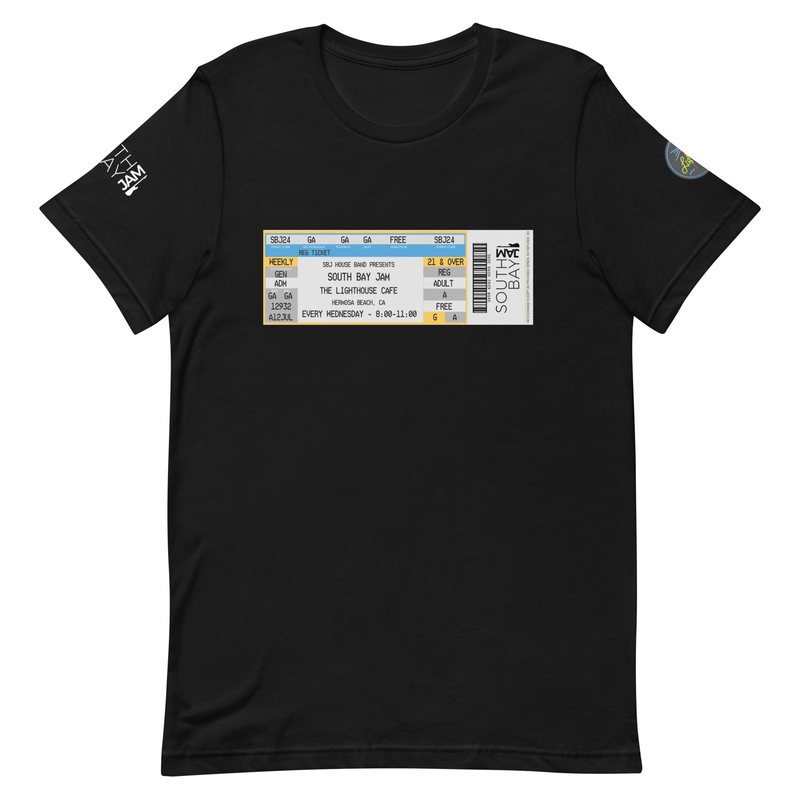 South Bay Jam Ticket Unisex t-shirt