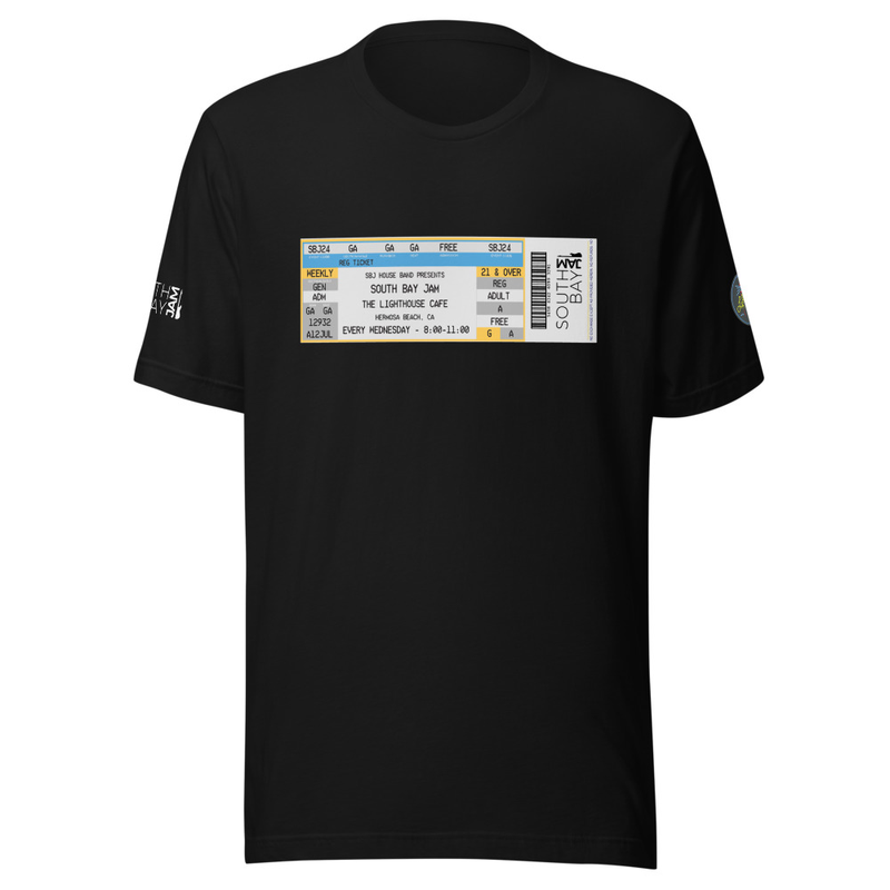South Bay Jam Ticket Unisex t-shirt